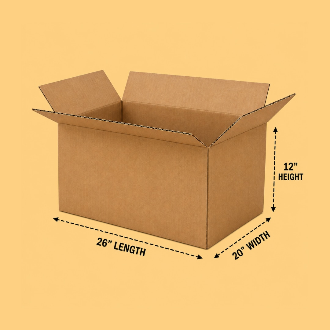 26x20x12 - Corrugated Shipping Box