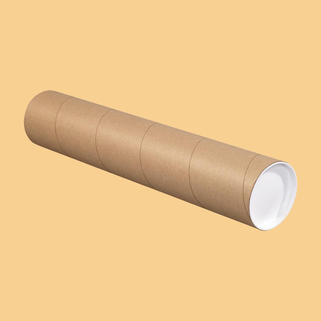 5 × 36 Heavy-Duty Kraft Mailing Tube (Brown)